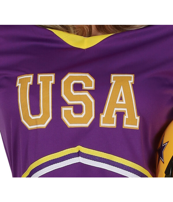 American Football Kostuum Vrouw Purple