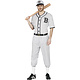 Honkbal Speler Kostuum White Mays