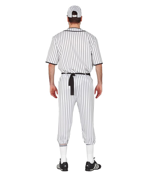 Honkbal Speler Kostuum White Mays