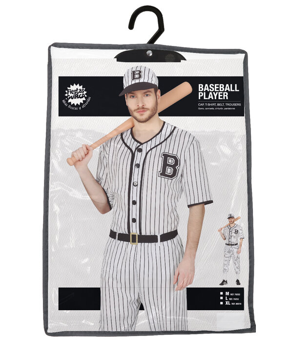 Honkbal Speler Kostuum White Mays