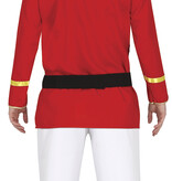 Majorette Kostuum Man Rood Martin