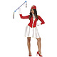 Majorette Jurk Vrouw Rood Stacey
