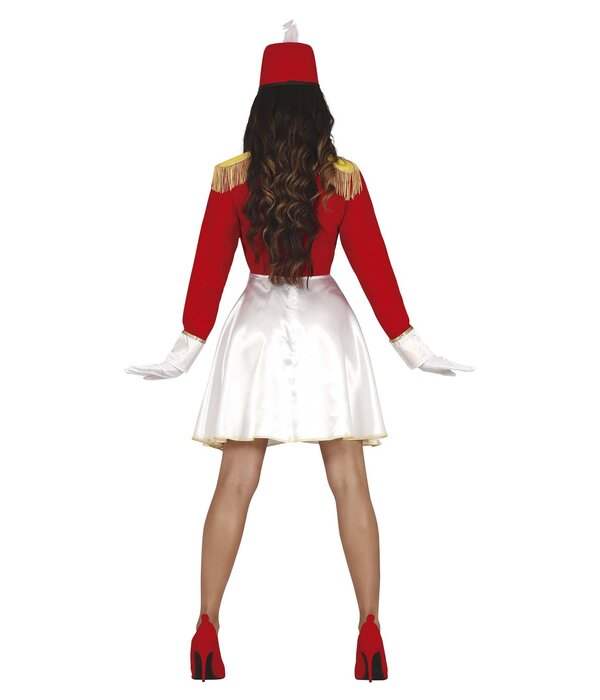 Majorette Jurk Vrouw Rood Stacey