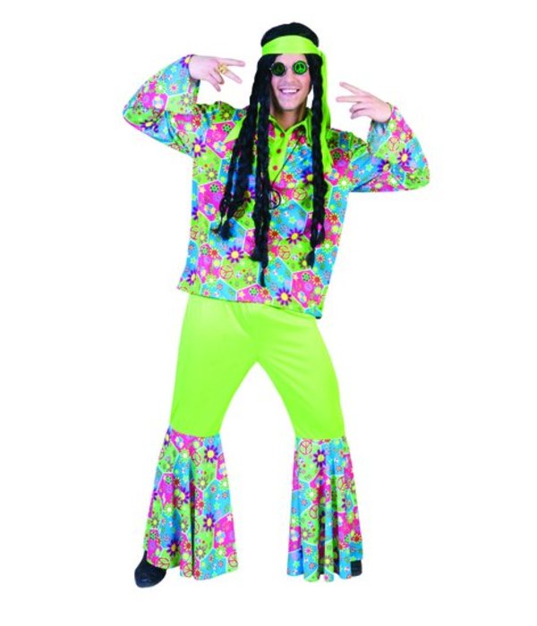 Hippie kostuum 3-delig Sunrise