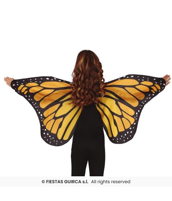 Vlindervleugels Orange Realistisch (110x50cm)