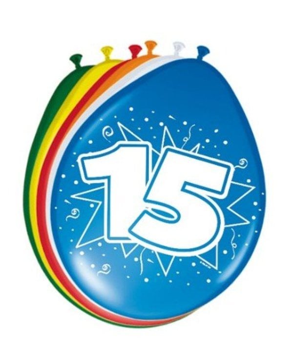 Ballonnen ' 15 ' (8st)