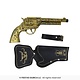 Revolver Met Holster Goud (29cm)