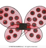 Lieveheersbeestje Vleugels Glitter (52x43cm)