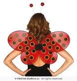 Lieveheersbeestje Vleugels Glitter (52x43cm)