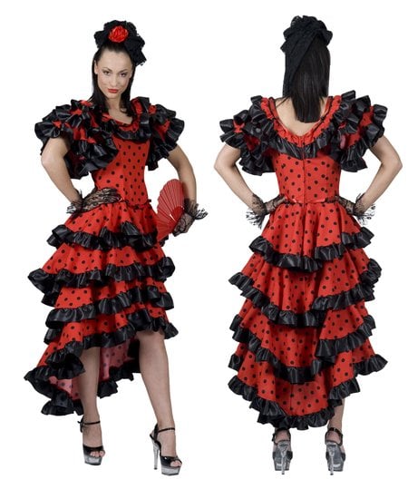 Spaanse Lady jurk Alessandra afbeelding