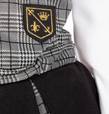 Schoolmeisje Outfit Grijs Zwart Dames