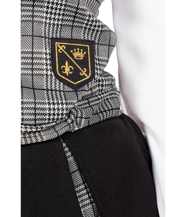 Schoolmeisje Outfit Grijs Zwart Dames