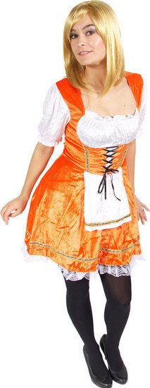 Serveerster kostuum Oranje