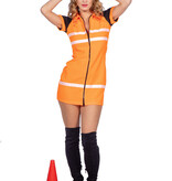 Sexy Wegwerker Kostuum Dames