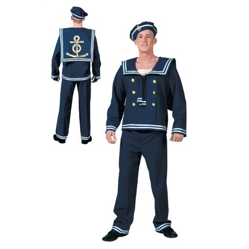 Matrozenkostuum man 3-delig
