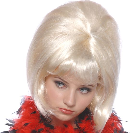 Pruik sixties blond afbeelding