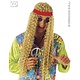 Hippie pruik met hoofdband