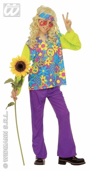 Hippie kleding kind 4-delig Prosperity afbeelding