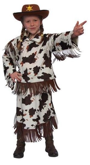 Cowgirl kostuum Rodeo meisje 2-delig