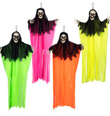 Hangdecoratie Schedel Spook Neon assorti (90cm)