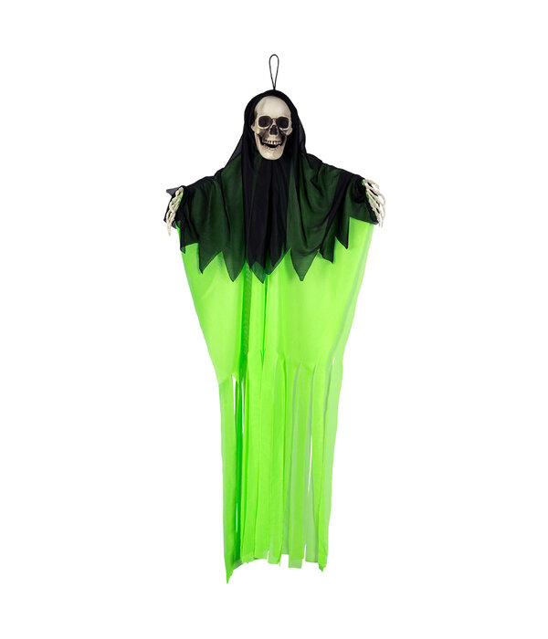 Hangdecoratie Schedel Spook Neon assorti (90cm)