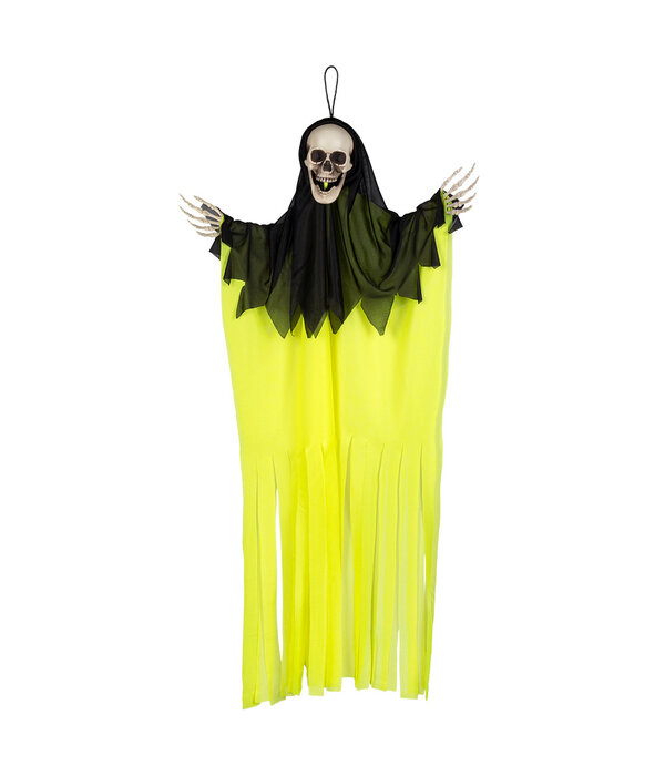 Hangdecoratie Schedel Spook Neon assorti (90cm)