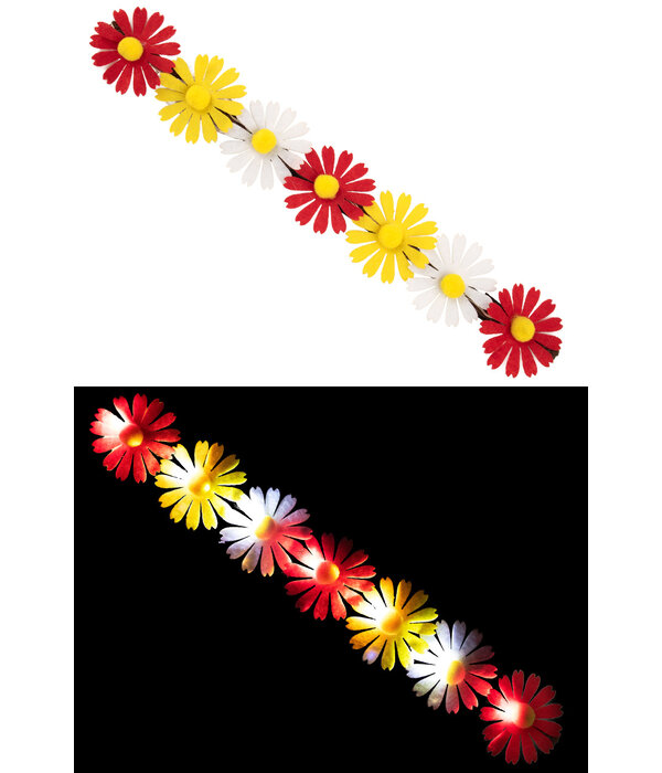Lichtgevende Hippie Hoofdband Bloemen