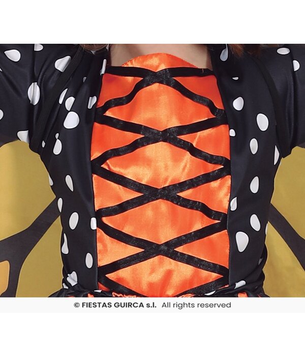 Meisjeskostuum Vlinder met Vleugels Oranje