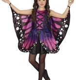 Kostuum Vlinder met Vleugels Roze/Paars Meisje