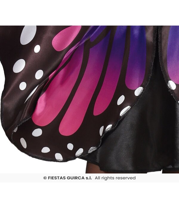 Kostuum Vlinder met Vleugels Roze/Paars Meisje