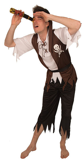 Kostuum Piraat man Lancaster