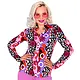 Party Blouse Paars 70's Groovy Dames