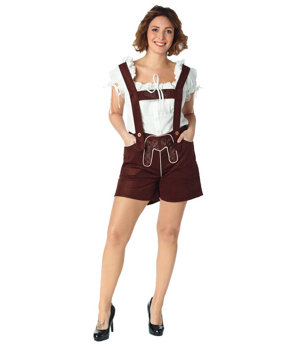 Dames Tiroolse Bruine Broek