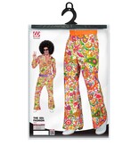 Flared 60's Broek Heren Peace & Paisley