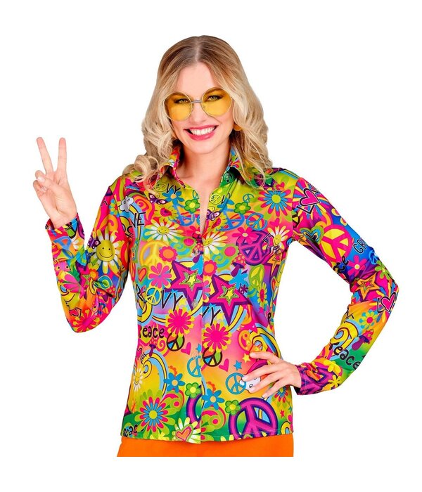 Party Blouse 60's Peace & Love Dames