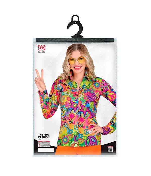 Party Blouse 60's Peace & Love Dames