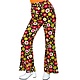 Flared Broek 60's Bloemen Dames