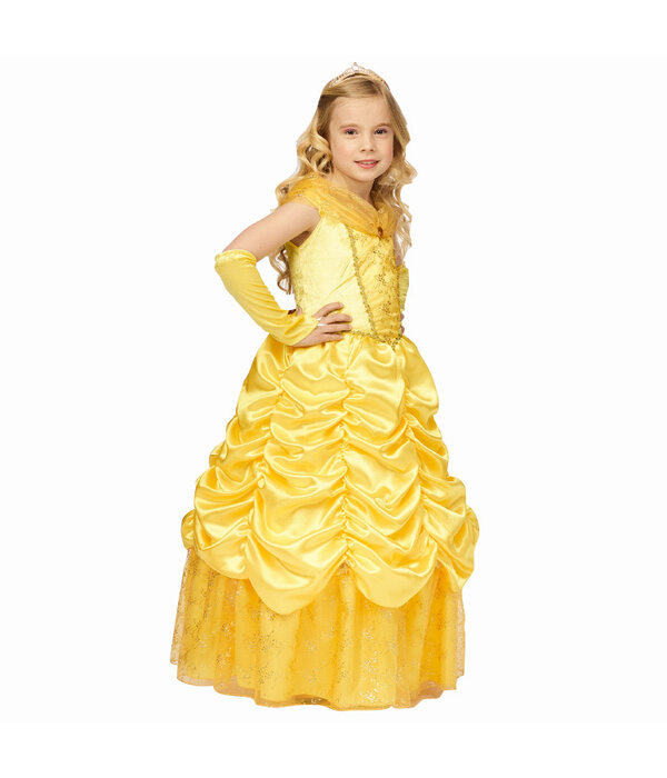 Gele Prinsessenjurk Kind Fleur