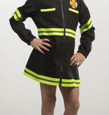 Brandweer jurkje kind Zwart