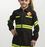 Brandweer jurkje kind Zwart