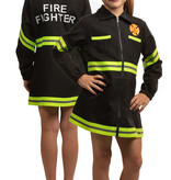 Brandweer jurkje kind Zwart