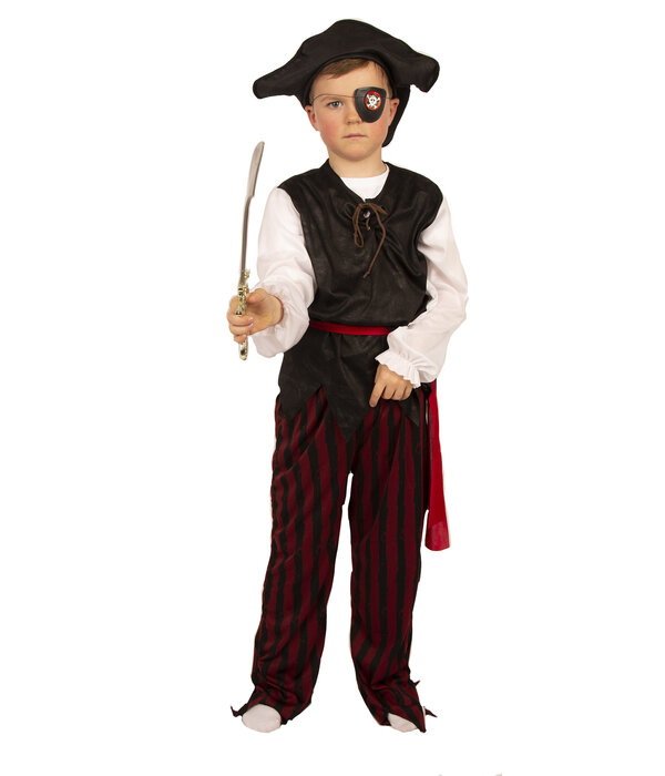 Kostuum Piraat Jongen Timber (4-delig)