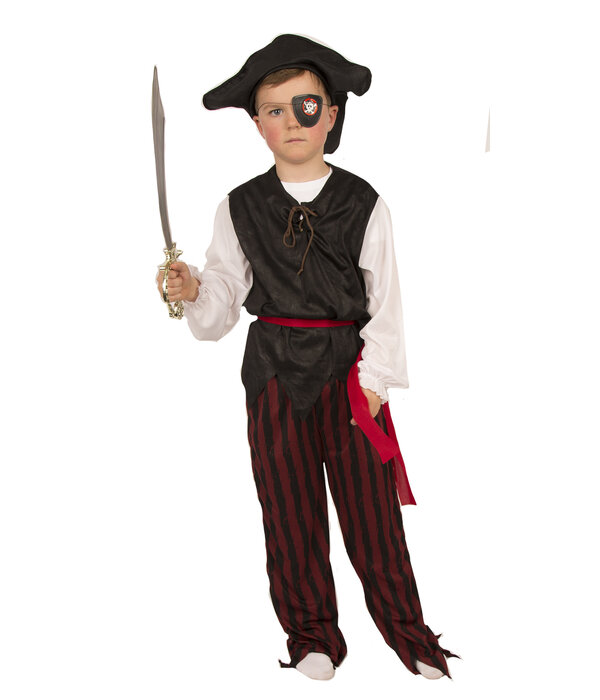 Kostuum Piraat Jongen Timber (4-delig)