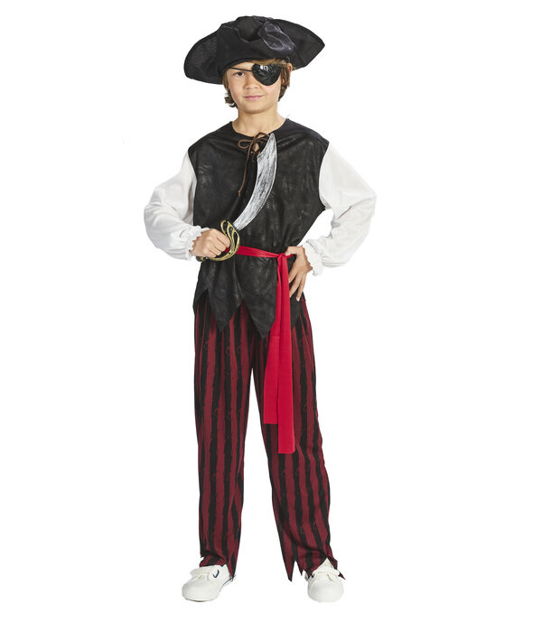 Kostuum Piraat Jongen Timber (4-delig)