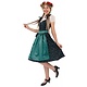 Dirndl Met Schort Groen Midi