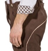 Traditionele Tiroler Broek Bruin Lang Maximilian