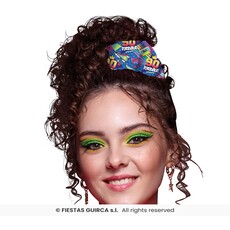 Scrunchie 90's Forever Blauw