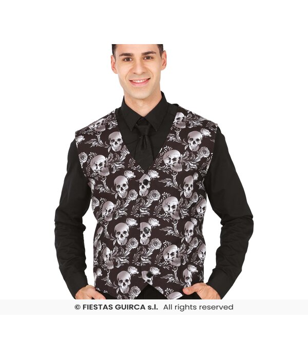 Halloween Gilet Doodskop Heren