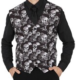 Halloween Gilet Doodskop Heren