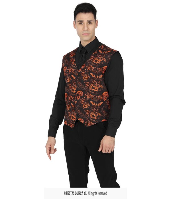 Halloween Gilet Pompoen Heren
